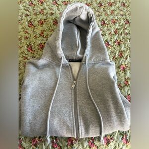 Grey Oversized Brandy Melville Hoodie
